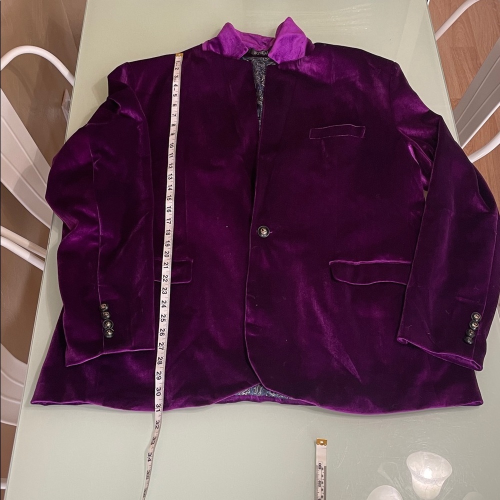 Wzikai Purple Velvet Blazer - Picture 7 of 14